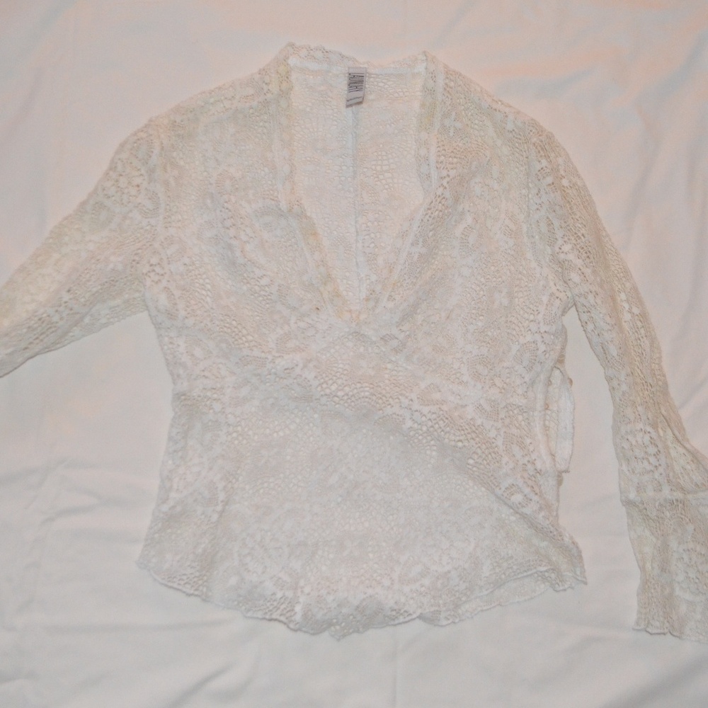 White Lace Long Sleeve